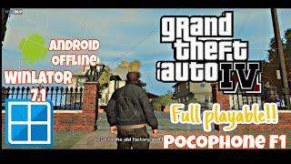 Grand Theft Auto IV/GTA 4 (Windows) Winlator 7.1 Android | Pocophone F1 Snapdragon 845+Setting