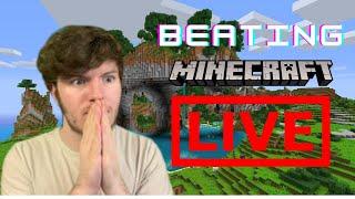 NOT ENDING STREAM UNTIL I BEAT MINECRAFT FOR THE FIRST TIME IN MY LIFE