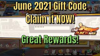 New Gift Code|June 7 2021|Unique Rewards - One Punch Man: The Strongest