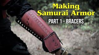 Making Samurai Armor Part 1 - Bracers