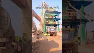 OMG ASPHALT PLANT IN ALL PARTS RANING #asphalt #construction