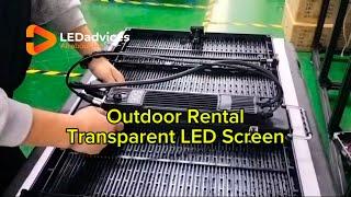 Outdoor Rental Transparent LED Screen