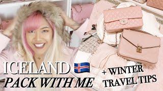 PACK WITH ME FOR ICELAND  Winter Vacation Travel Tips!  xsakisaki