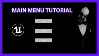 How To Create A Main Menu in Unreal Engine 5