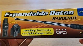 Expandable Baton Hardened ESP 21''  - quick change system - Unboxing