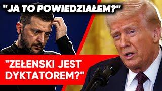 "Ja to powiedziałem? Niemożliwe". Trump zaskoczył w Białym Domu