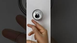 Surgical DIY Can Exercise #goodtoknow #diy #surgeonlife #vet #medicine #suturing #knotting #hack