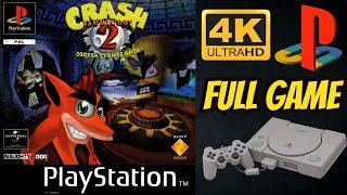 Crash Bandicoot 2: Cortex Strikes Back | PS1 | 4K60ᶠᵖˢ UHD | 100% Longplay Walkthrough Full Game