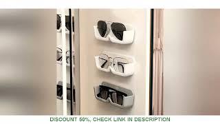 Wall-montado perfurado óculos Display Cabinet, Sunglasses Storage Box, Rack, Home Tidying, livre