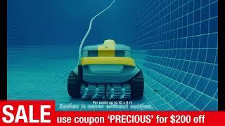 Use Coupon 'PRECIOUS' for $200 Zodiac CX40 Robotic Pool Cleaner w/Dual-Stage Filtration