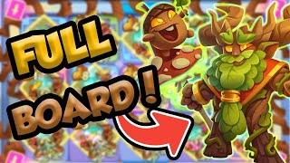 Max Level Treant Domination: Full Board of Tier 4 Power in Rush Royale!