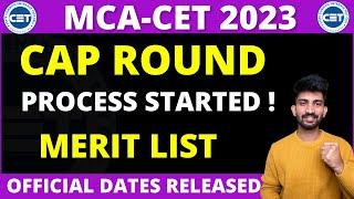 MCA Cap Round Process Started 2023 | MCA Admission Process 2023