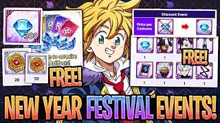 These FESTIVAL EVENTS Coming For New Year 2025 Festival | Seven Deadly Sins: Grand Cross