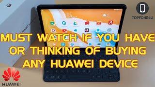 How to use your Huawei MatePad 10.4 MatePad Pro or Any Huawei device without Google services