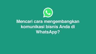 Cara mendaftar untuk API WhatsApp Business