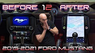 Workshop 12 QHD 2K 14.4" Tesla Style Screen || FORD MUSTANG || Installation Video