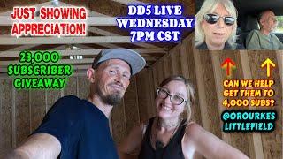 WE HIT 23,000 SUBS. NOW LET US SHOW YOU SOME LOVE | couple, tiny house, homesteading, off-grid |