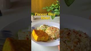Viral High Protein Paneer Rice Bowl for Weight Loss  | Healthy Veg Lunch Idea #Shorts