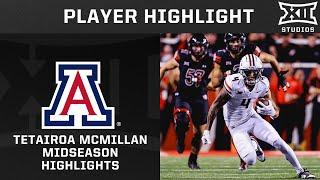 Tetairoa McMillan Midseason Highlights | 2024 Big 12 Football