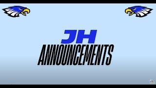 EEB JH LIVE Announcements