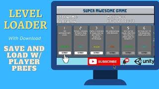 How to create a Level Loader - Unity3d [2021]