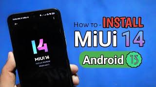 Install MIUI 14 Update Manually in Any Xiaomi  Device || Without any Data loss