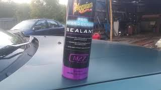 Meguiar's pro hybrid ceramic sealant m27 demo review