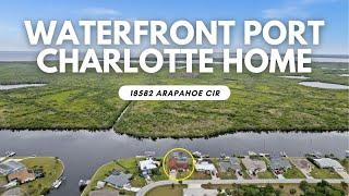 Waterfront Port Charlotte Pool Home with Sailboat Access to Charlotte Harbor | 18582 Arapahoe Circle