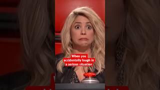 Shakira’s reaction is priceless  #thevoice #shorts #shakira