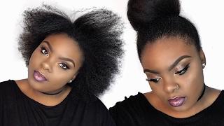 HOW TO: Natural Blown Out Bun Tutorial using Clip Ins| | HERGIVENHAIR | JOYNAVON