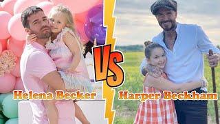 Harper Beckham VS Helena Becker (Alisson Becker's Daughter) Transformation  From Baby To Now