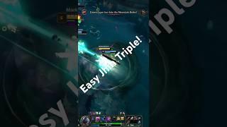 Easy Triple For Jhin! #leagueoflegends #jhin #adc #botlane #league #leagueclips #leagueshorts