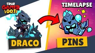 How I made DREAD KNIGHT DRACO Pins for Brawl Stars