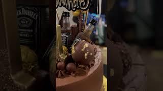 #JackDaniels #ChocolateThemedCake by Rosy at #CelebrityDinerandBakery  #JackDanielsCake