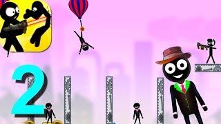 Stickman Destruction Warrior Free Walkthrough Part 2 / Android Gameplay HD