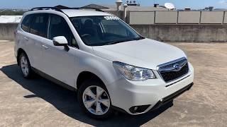 Subaru Forester 2.5i-L Automatic in Pearl White.
