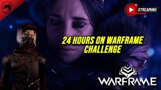 LIVE! 24 HOURS on Warframe CHALLENGE! From Veteran to noob player again!