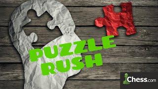 Puzzle Rush с Чемпионом Украины до 16 лет MF Билычем Алексеем на сайте Chess.com