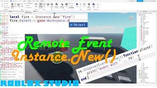 Урок по Roblox скриптинг №4| Remote event и Instance.New()