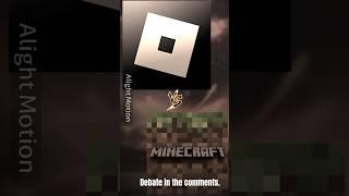 Minecraft vs Roblox.#shorts #minecraftshorts #robloxshorts #nocopyrightinfringementintended #fyp