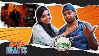 Kolai Trailer REACTION | Vijay Antony, Ritika Singh | Balaji K Kumar| Girishh | MUMBAI TAMIL COUPLE