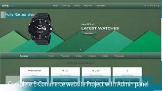 Ecommerce website with admin panel & source code | PHP MySQL  @gwstutor932 #webdevelopment #coding
