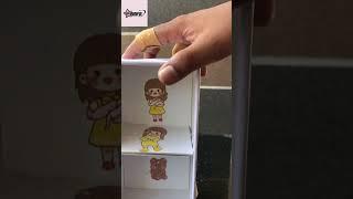 Easy shelf organaizer #diy #kawaiicraft #craft #shortvideo