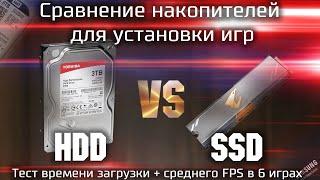 Сравнение  HDD и SSD для установки игр / Какой накопитель выбрать под игры