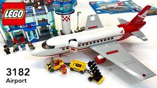 LEGO Airplane Set 3182 Airport Build - 4K HD