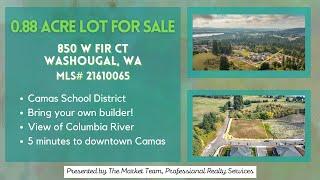 Land for Sale Clark County WA | Washougal Lot for Sale | Custom Home Opportunity