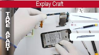 How to disassemble  Explay Craft , Take Apart, Tutorial