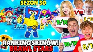 *WIELKI RANKING SKINÓW!* NAJLEPSZY SKIN (TOP1) dla KAŻDEGO ZADYMIARZA z SEZONU 30 w Brawl Stars!