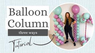 How to make balloon Columns