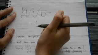 Frequency domain filtering in image processing - Low pass and High pass filters